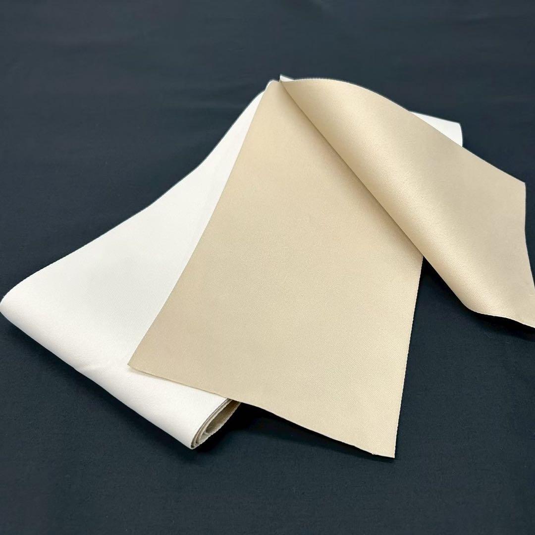 浴衣　夏　単着物　白×黒　吸湿速乾　半身仕立て　片身替わり　帯　0807⑬