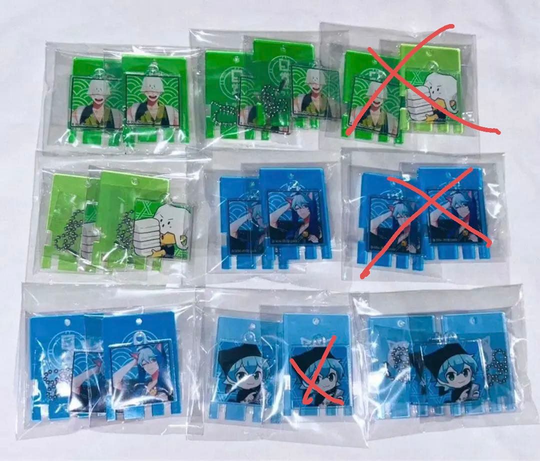 日常組 極楽湯 アクリルキーホルダー トラゾー ミニ 等身 クロノア ミニ等身