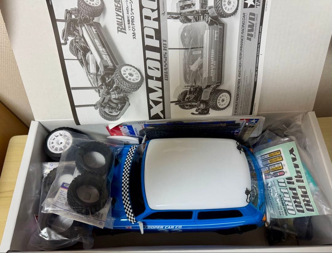 タミヤ　XM-01 PROシャーシキット&ボディー付き(アスカクリエート)