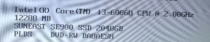 ノートPC 14インチ メモリ12GB ストレージSSD2TB換装済 ジャンク品