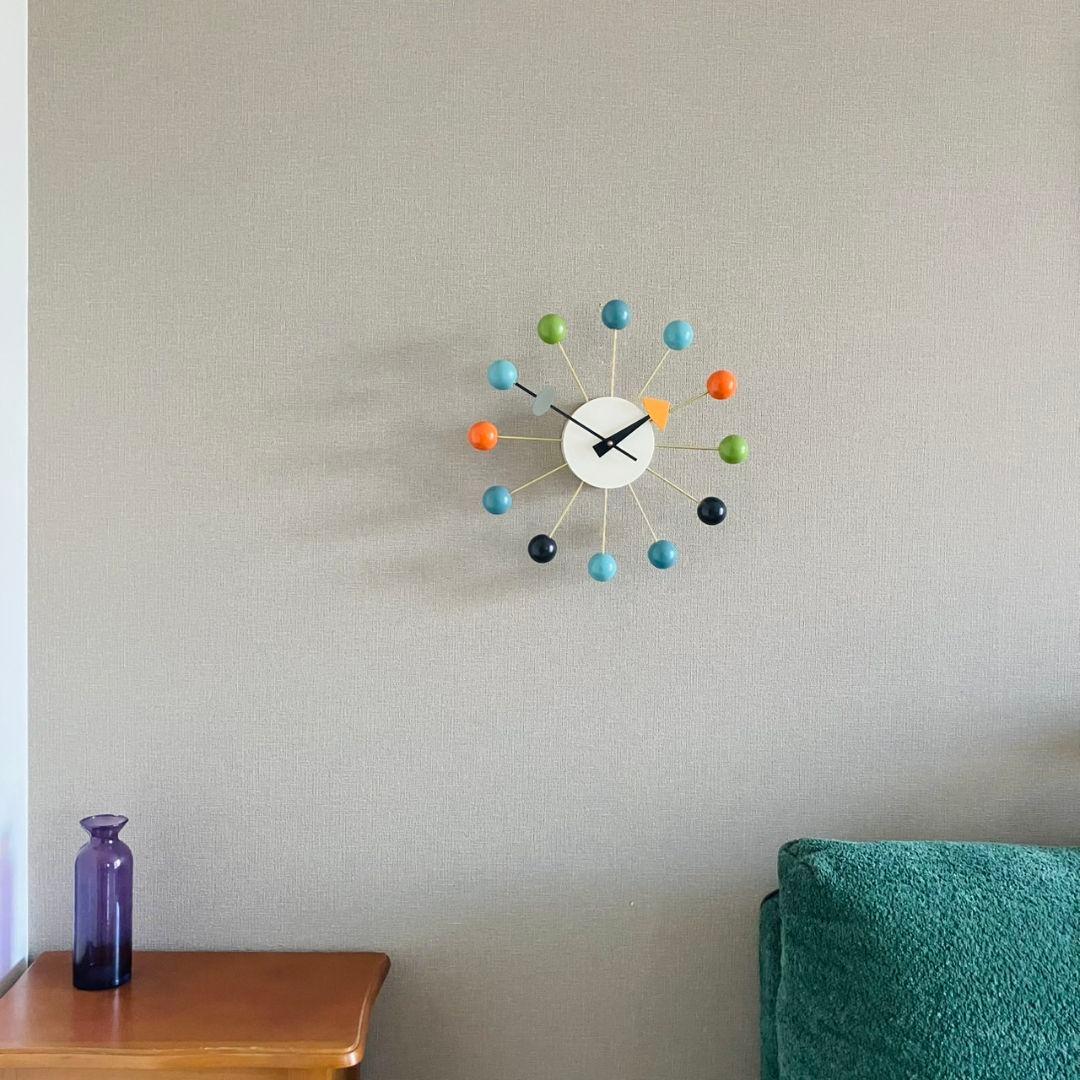正規品 ボールクロック マルチカラー vitra ジョージ・ネルソン