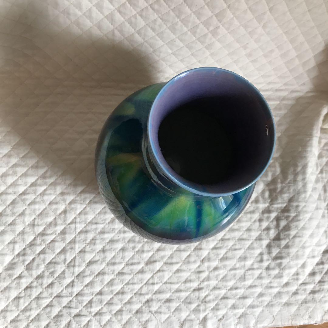 人間国宝 徳田八十吉 徳田正彦 花生 花器