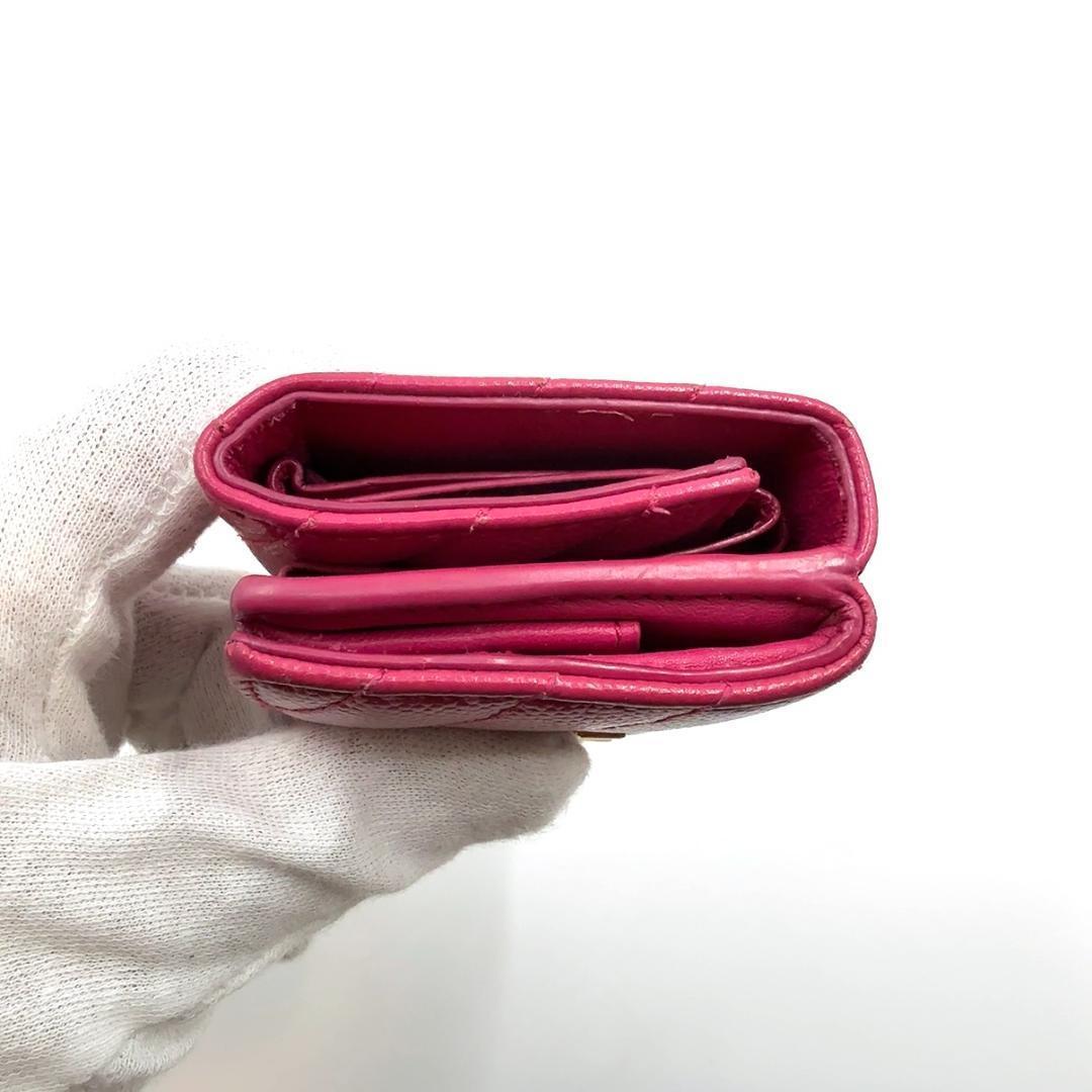 ◇サンローラン◇レザー/カサンドラ/コンパクトウォレット/三つ折り財布