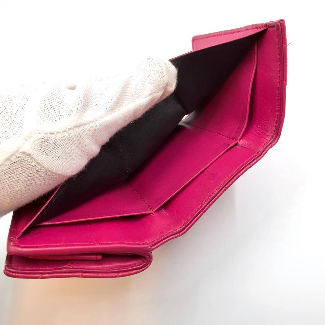 ◇サンローラン◇レザー/カサンドラ/コンパクトウォレット/三つ折り財布