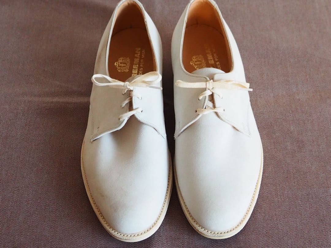 靴 60s Freeman White bucks shoes W/Box