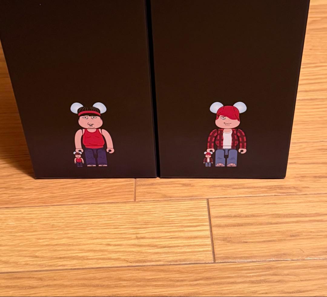 バナナマン ポップアップ限定　BE@RBRICK ベアブリック 赤えんぴつ