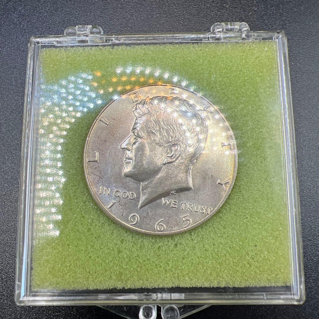 1965年 アメリカ ハーフダラー 銀貨
