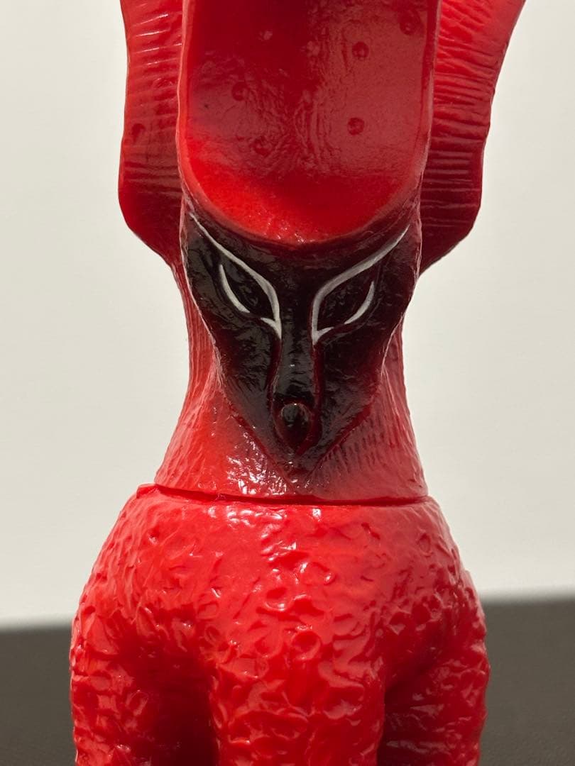 バイラス 日東 マルサン ソフビ フィギュア1968年 赤形成