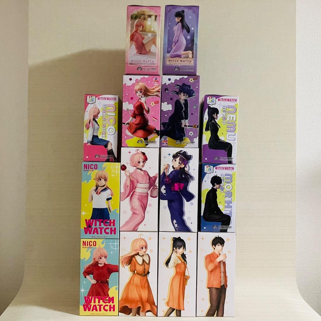 ウィッチウォッチ　プライズフィギュア　12点セット