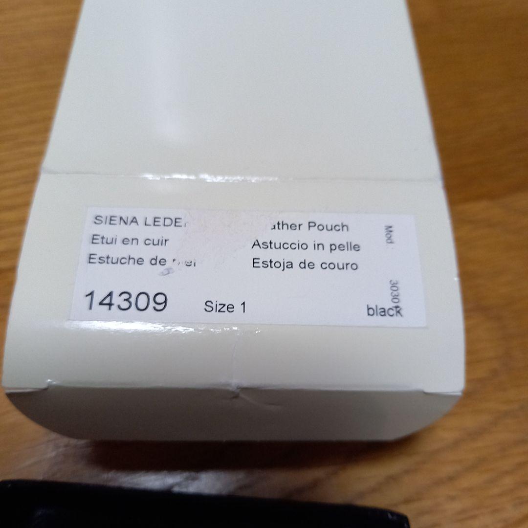 MONT BLANC ブラック レザー ペンポーチ