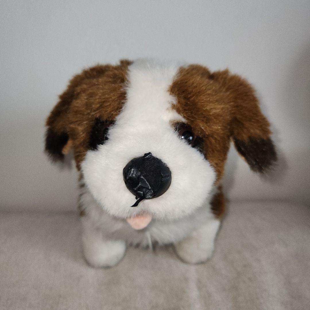 セントバーナード 子犬 ぬいぐるみ レトロ