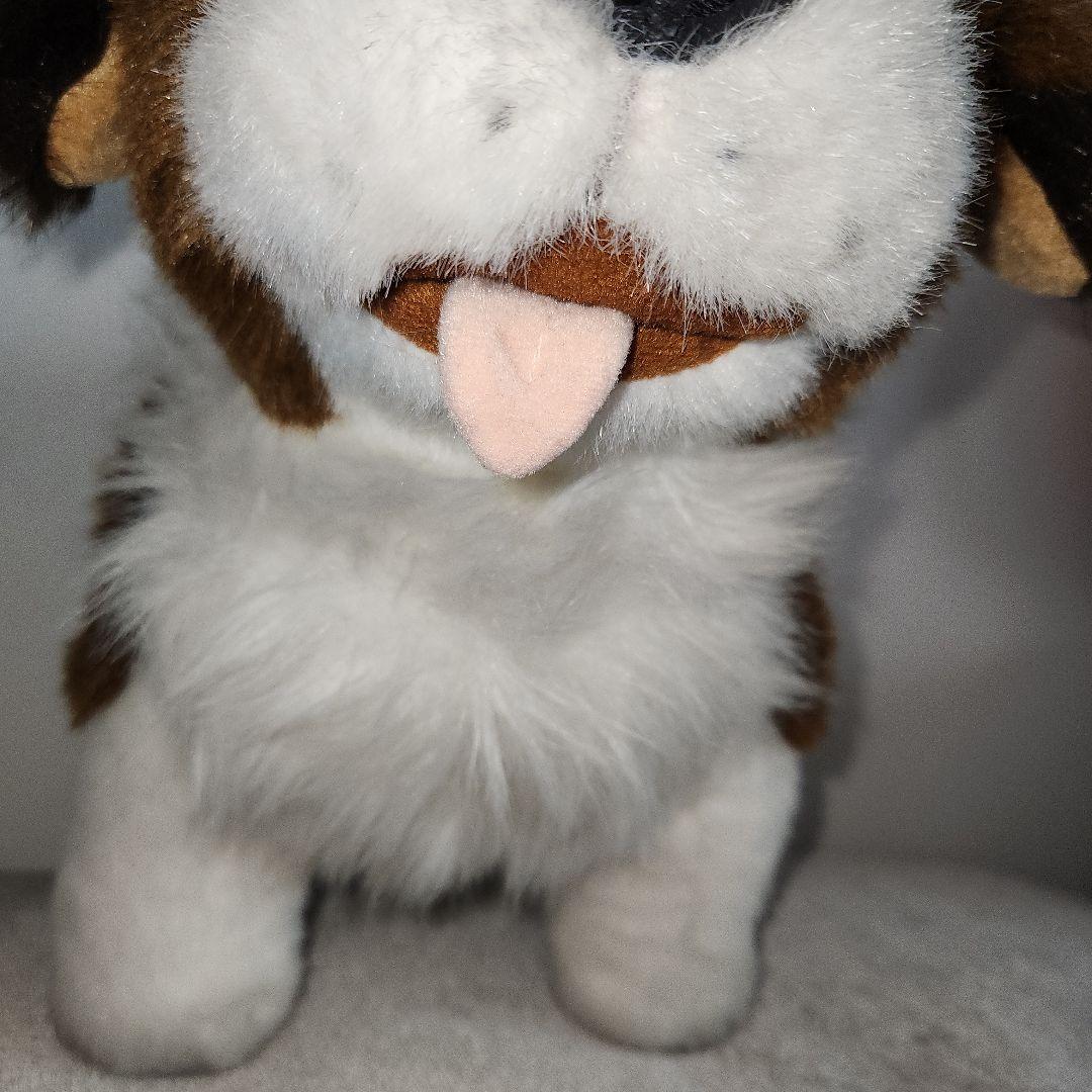 セントバーナード 子犬 ぬいぐるみ レトロ