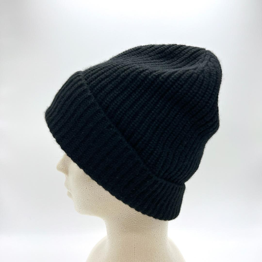 セリーヌ トリオンフ ニットキャップ リブ編み ビーニー カシミヤ TU