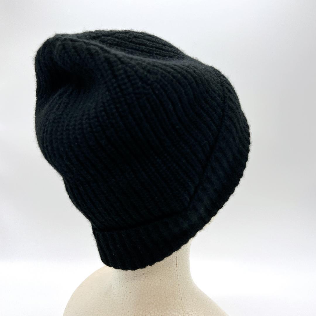 セリーヌ トリオンフ ニットキャップ リブ編み ビーニー カシミヤ TU