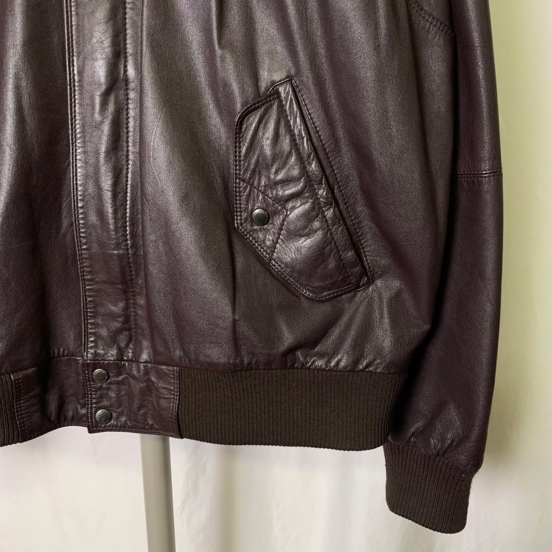 タ*ウ様 80s MEMBERS ONLY レザー ジャケット XXL ビッグサ