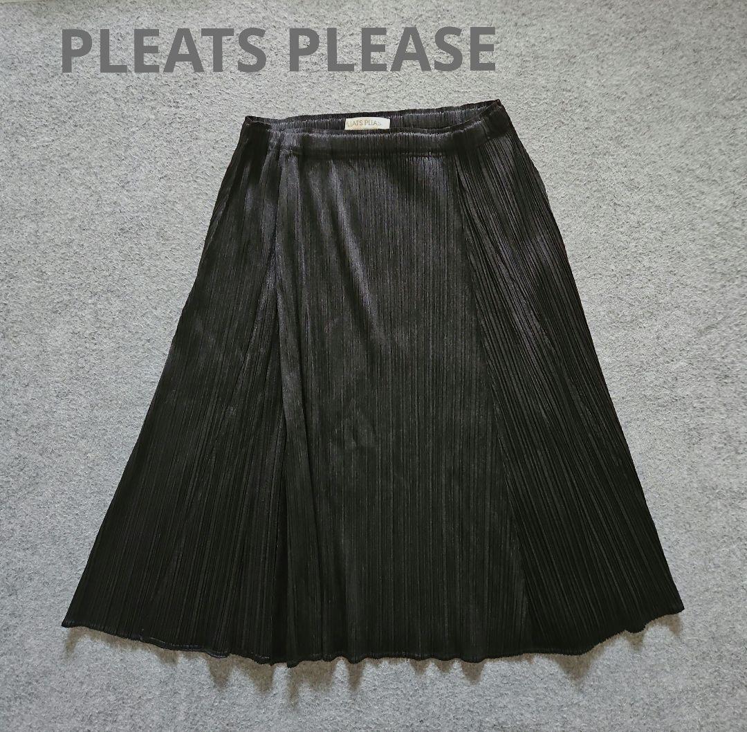 PLEATS PLEASE 黒 プリーツスカート サイズ1