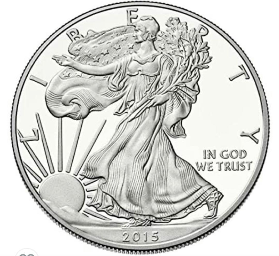 2015年アメリカイーグル銀貨/1オンス/ウオーキングリバティー