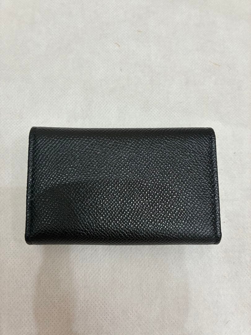 【未使用】BVLGARI ブルガリ　キーケース　ブラック　レザー