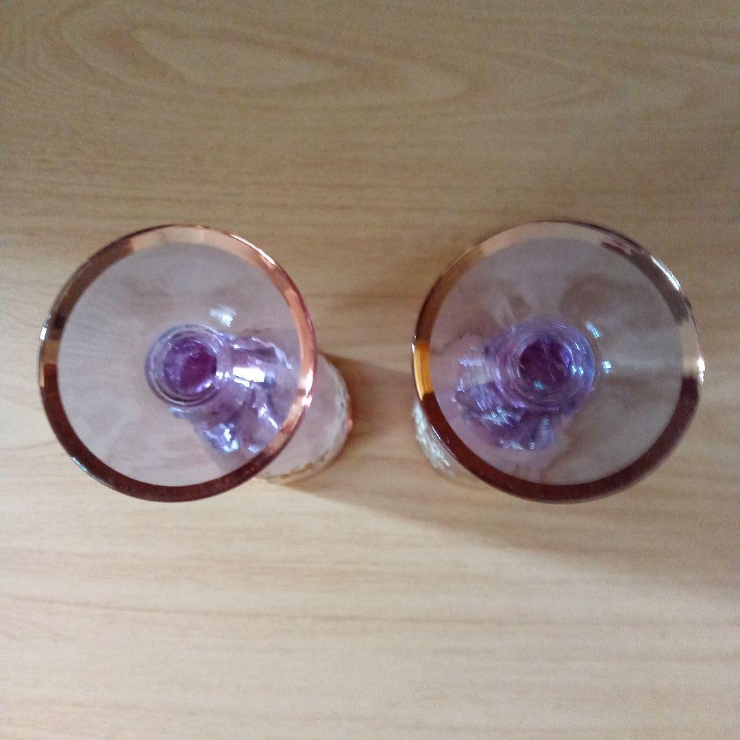 ★ヴェネチアングラス★アレキサンドリアブルー ワイングラス 2個セット★未使用品