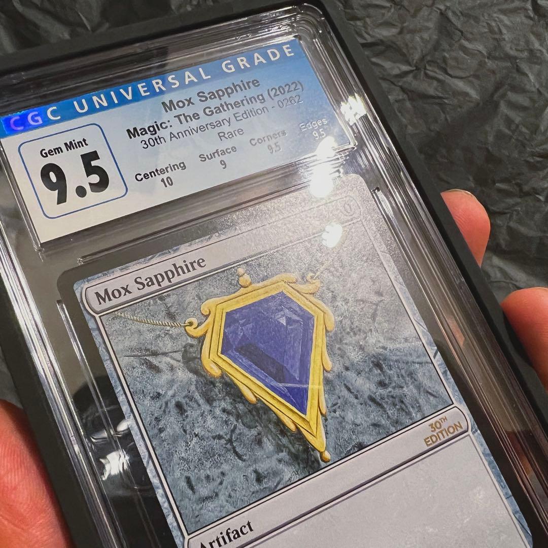 モックスサファイア cgc 9.5 mox sapphire 30th