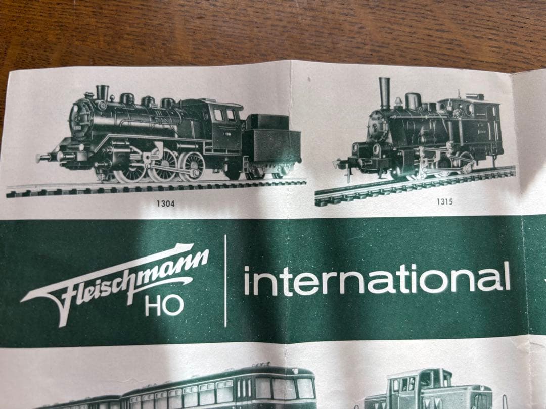 fleischmann HOゲージ 1304 蒸気機関車 客車3両レール一式