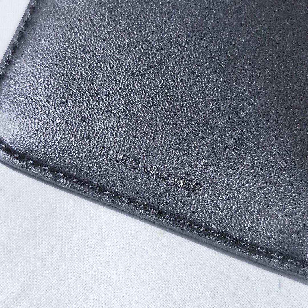 未使用✨️ マークジェイコブス　ザ コーテッド グリッター　折り財布　黒