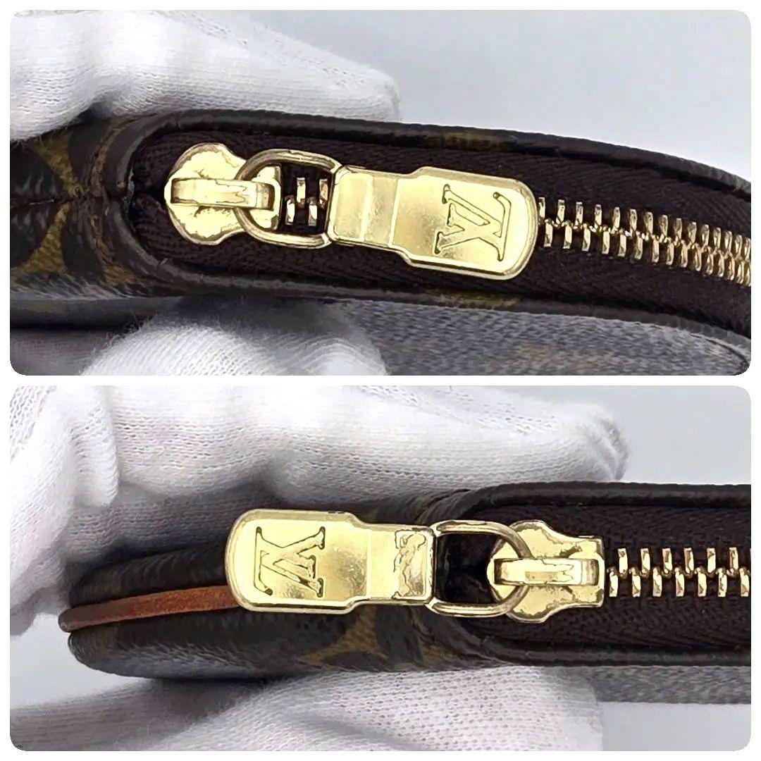 【美品】ルイヴィトン モノグラム 丸型 ポルトモネロン ケース