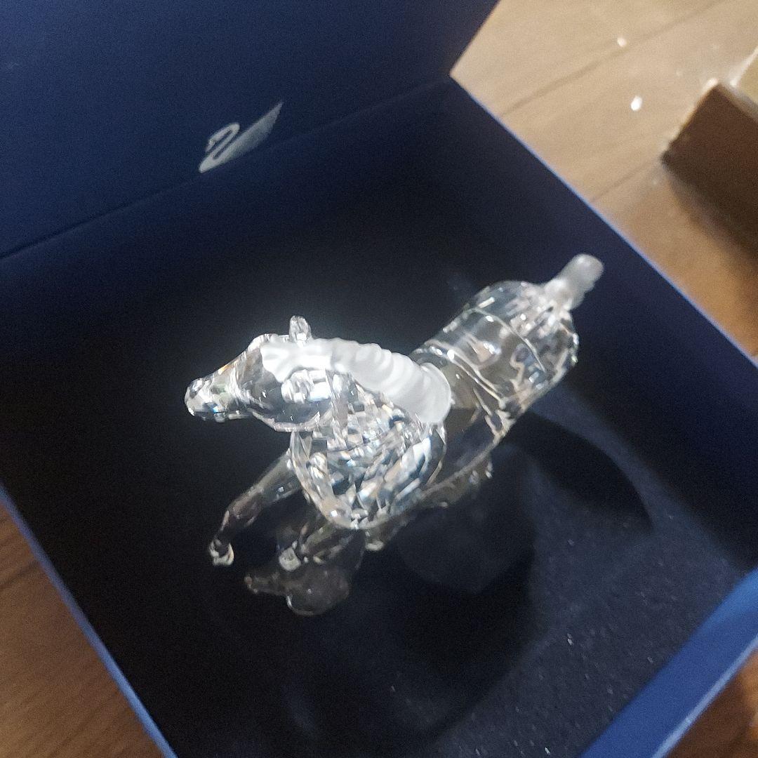 Swarovski 馬のクリスタルフィギュア
