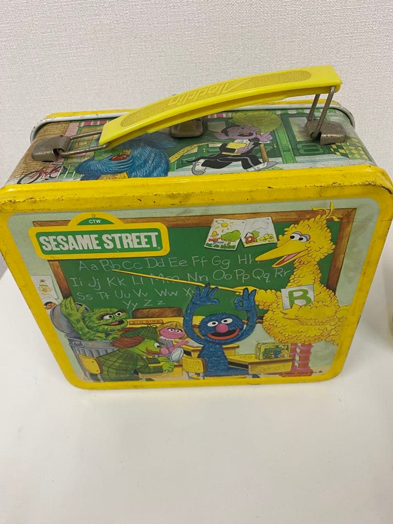 セサミストリート　ランチボックス水筒　ビンテージ