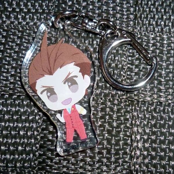 逆転裁判 王泥喜法介 ふわぽに　アクリルキーホルダー　アクキー　オーナメント