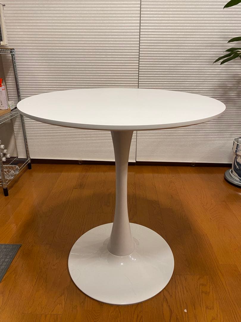 丸テーブル チューリップ 幅70cm ダイニングテーブル　ホワイト