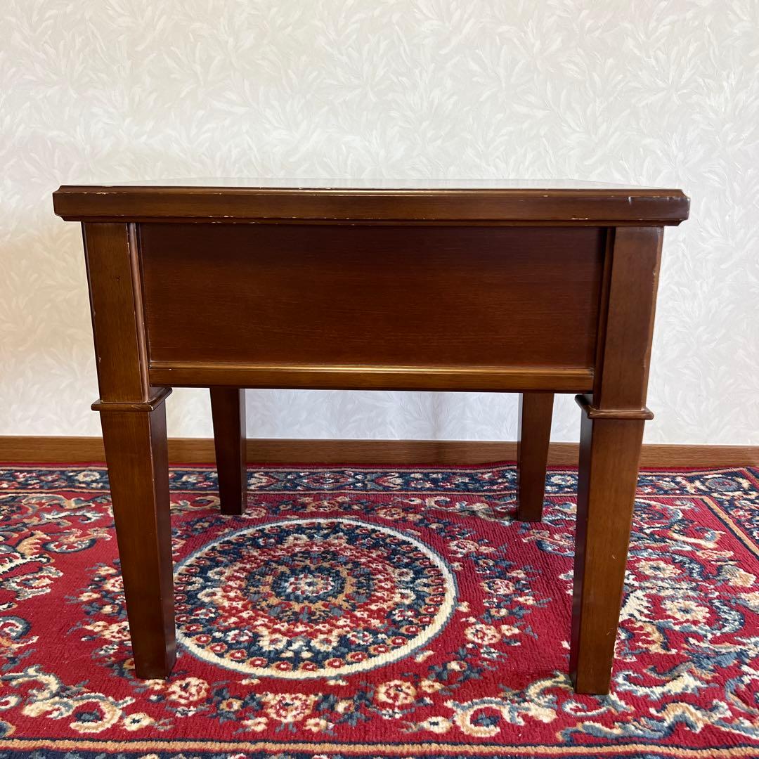 アンティーク サイドテーブル ナイトテーブル 木製