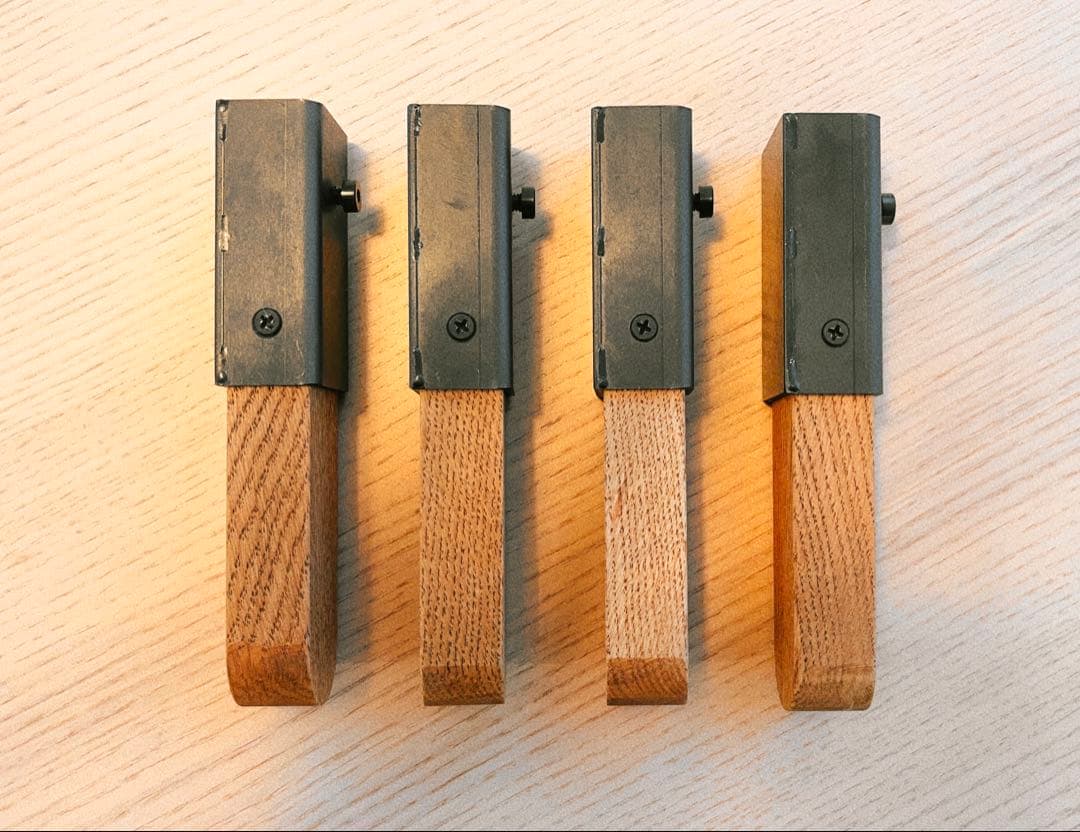 残り3点 ブラックデザイン ハレテーブル 日和 延長脚 改良品