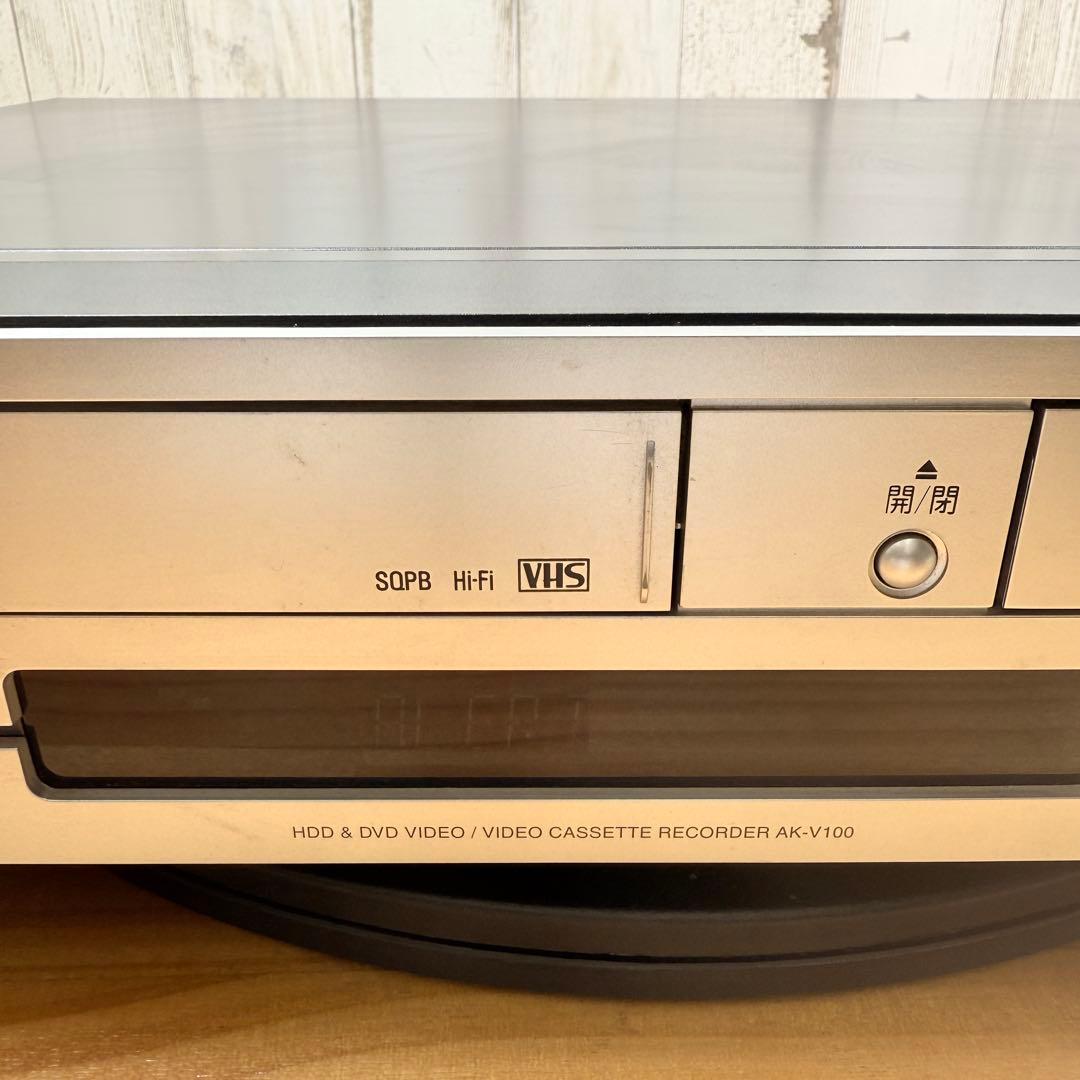TOSHIBA HDD VHS DVD レコーダー デッキ AK- V100