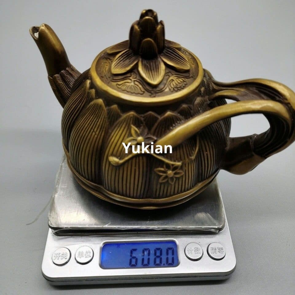 風水 置物 銅製 長寿銅壺 酒壺 茶壺 装飾品 工芸品 美術品