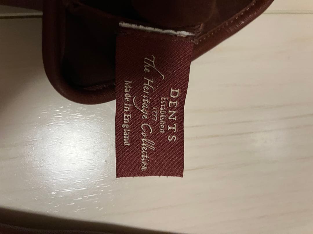 DENTS レザー手袋 イングリッシュタン　サイズ7