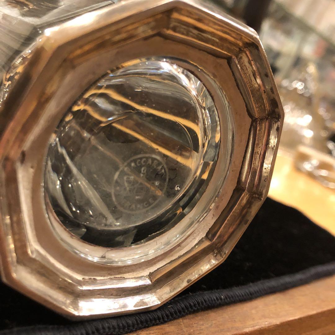 オールドバカラ　刻印付スターリングシルバー　 パヒュームボトル