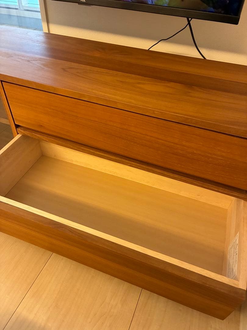 【廃盤】無印良品　スタッキングキャビネット　ウォールナット