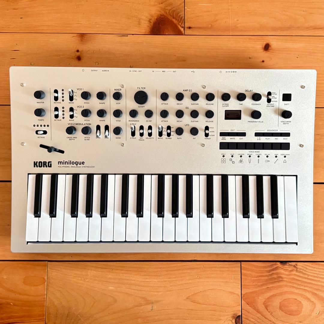 KORG minilogue アナログシンセサイザー 37鍵