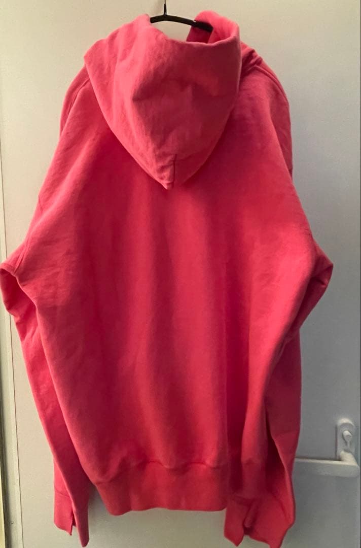 UNUSED ピンク フーディー 未使用　スエット　パーカー　US1955