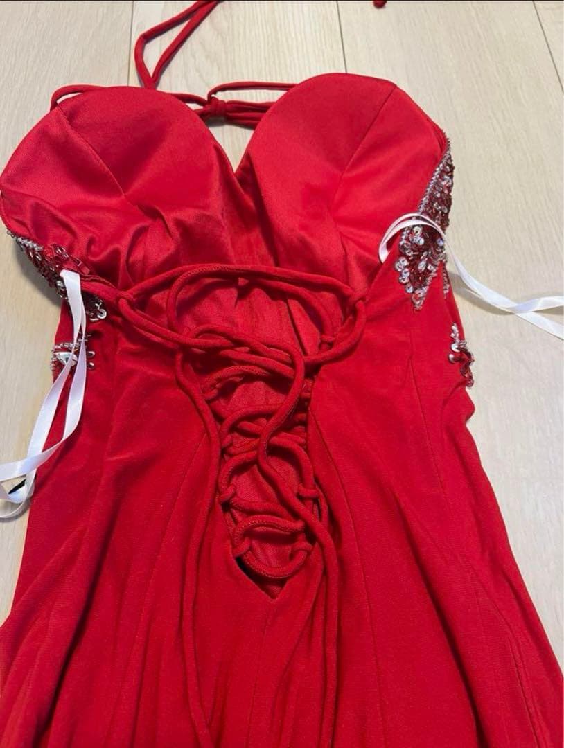 C.R.E.A.M Co.,Ltd ロングドレス　赤　S