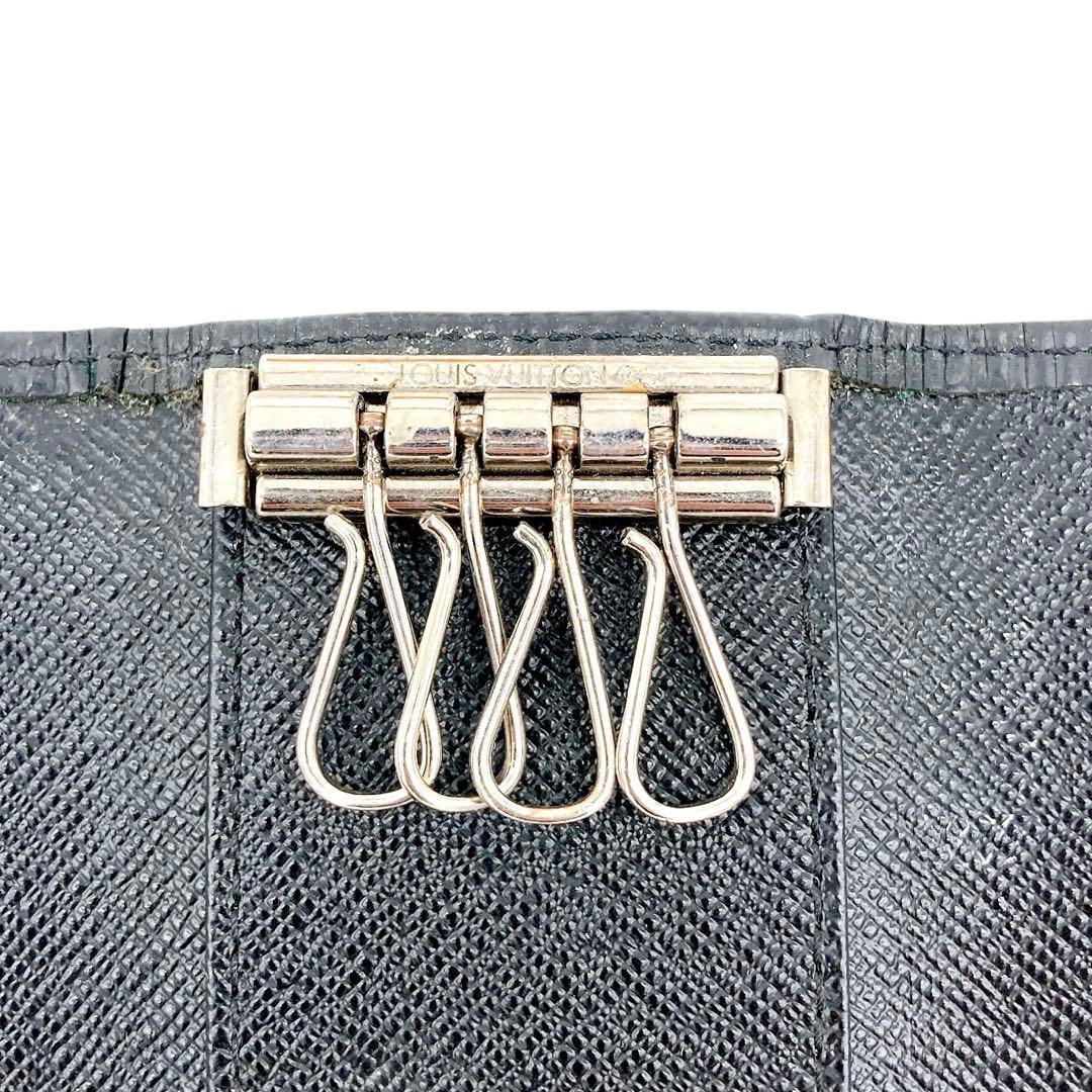 美品✨LOUIS VUITTON ミュルティクレ　4 エピ　キーケース　ブラック
