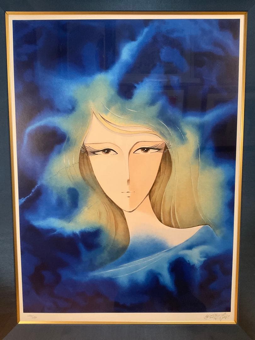 松本零士「スターシャⅠ」シルクスクリーン　直筆サイン・エディション・作品保証書有