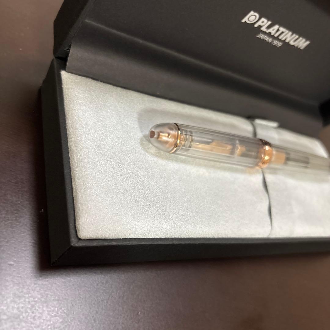 プラチナ万年筆　ニース ロゼ　細字 万年筆 センチュリー F