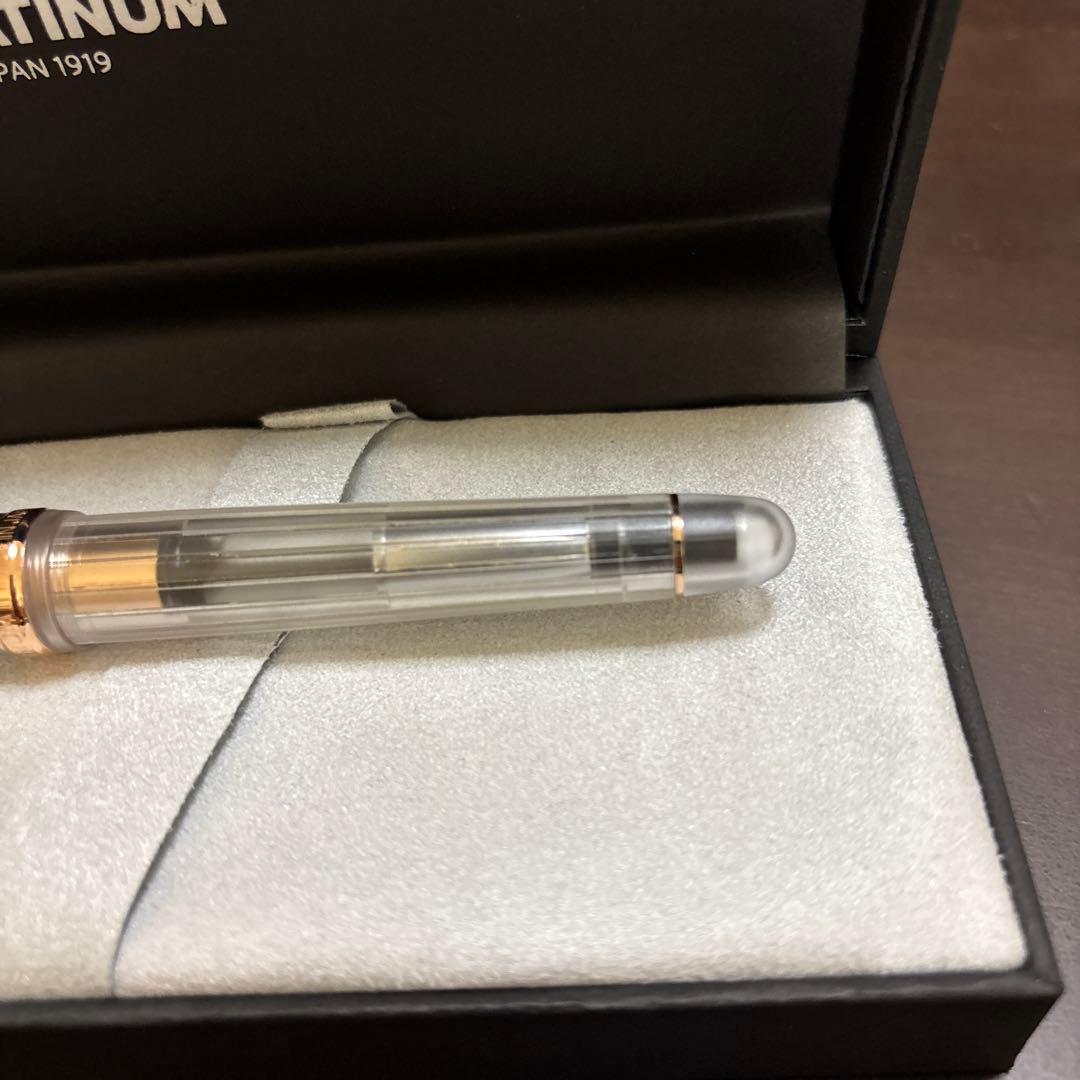プラチナ万年筆　ニース ロゼ　細字 万年筆 センチュリー F