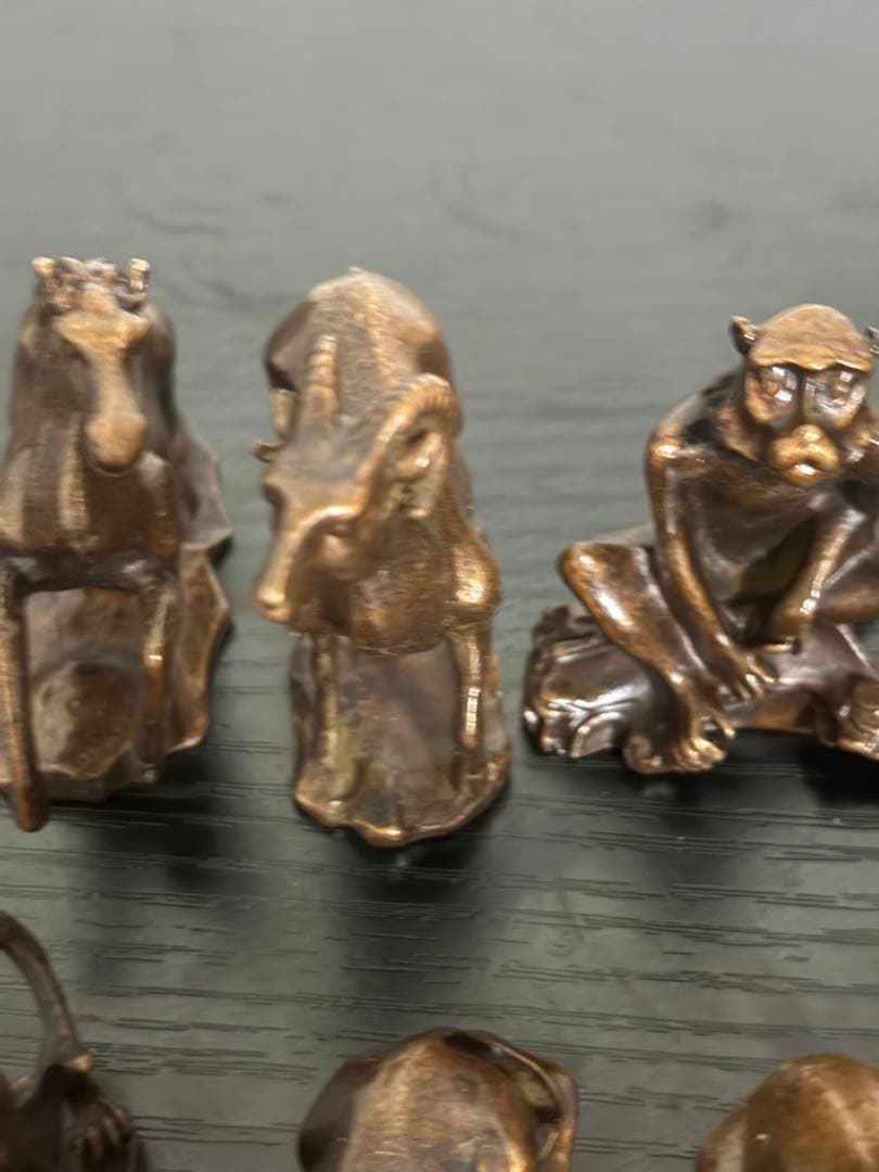 中国　銅製品　十二支