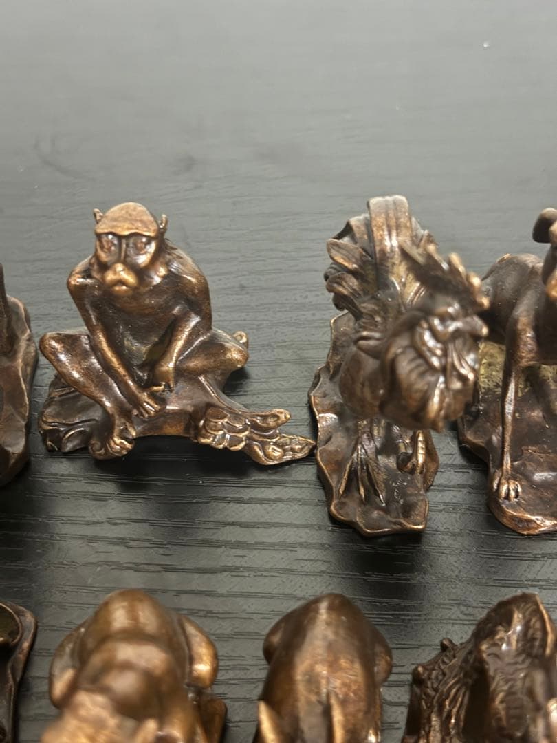 中国　銅製品　十二支