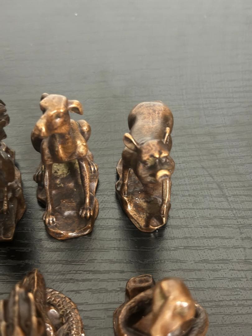 中国　銅製品　十二支