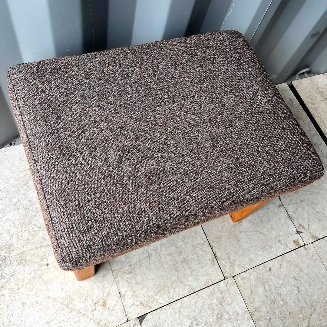 取付無料！シギヤマ家具 YUU 優 北欧風天然木ヒノキ ナチュラルオットマン✨