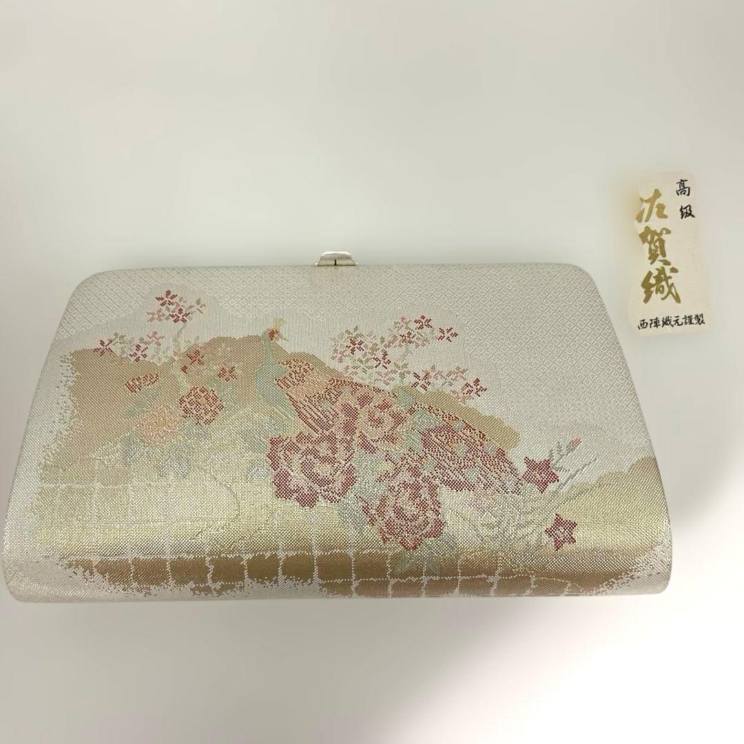 ■新品■厚底■帯地■草履バッグセット■ 高級佐賀織